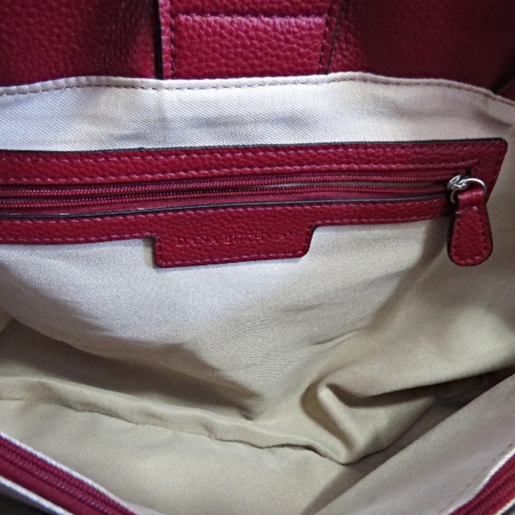 Dana Buchman Burgundy Floral Tote Bag - Picture 11 of 13